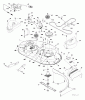 Jonsered LT2216 (96041003202) - Lawn & Garden Tractor (2007-10) Ersatzteile MOWER DECK / CUTTING DECK