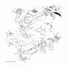 Jonsered LT2216 (96041004202) - Lawn & Garden Tractor (2007-10) Ersatzteile CHASSIS ENCLOSURES