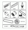 Jonsered LT2216 (96041004202) - Lawn & Garden Tractor (2007-10) Ersatzteile FREQUENTLY USED PARTS