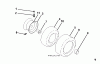 Jonsered LT2216 (96041004202) - Lawn & Garden Tractor (2007-10) Ersatzteile WHEELS TIRES