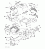 Jonsered LT2216 (96041010100) - Lawn & Garden Tractor (2009-01) Ersatzteile CHASSIS ENCLOSURES
