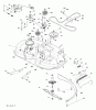 Jonsered LT2216 (96041010101) - Lawn & Garden Tractor (2010-01) Ersatzteile MOWER DECK / CUTTING DECK
