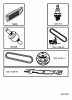 Jonsered LT2216 (96041010204) - Lawn & Garden Tractor (2011-02) Ersatzteile FREQUENTLY USED PARTS