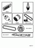 Jonsered LT2216 (96041010207) - Lawn & Garden Tractor (2013-05) Ersatzteile FREQUENTLY USED PARTS
