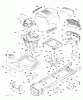 Jonsered LT2216 (96041010206) - Lawn & Garden Tractor (2012-08) Ersatzteile CHASSIS ENCLOSURES