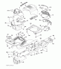Jonsered LT2216 (96041011200) - Lawn & Garden Tractor (2009-01) Ersatzteile CHASSIS ENCLOSURES