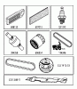 Jonsered LT2216 (96041011200) - Lawn & Garden Tractor (2009-01) Ersatzteile FREQUENTLY USED PARTS