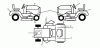 Jonsered LT2216 (96041011204) - Lawn & Garden Tractor (2011-11) Ersatzteile DECALS