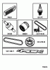 Jonsered LT2216 (96041011204) - Lawn & Garden Tractor (2011-11) Ersatzteile ACCESSORIES