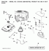Jonsered LT2216 A2 (96041003802) - Lawn & Garden Tractor (2008-01) Ersatzteile ENGINE