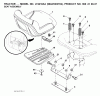 Jonsered LT2216 A2 (96041003802) - Lawn & Garden Tractor (2008-01) Ersatzteile SEAT