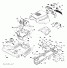 Jonsered LT2216 A2 (96041015600) - Lawn & Garden Tractor (2010-02) Ersatzteile CHASSIS ENCLOSURES