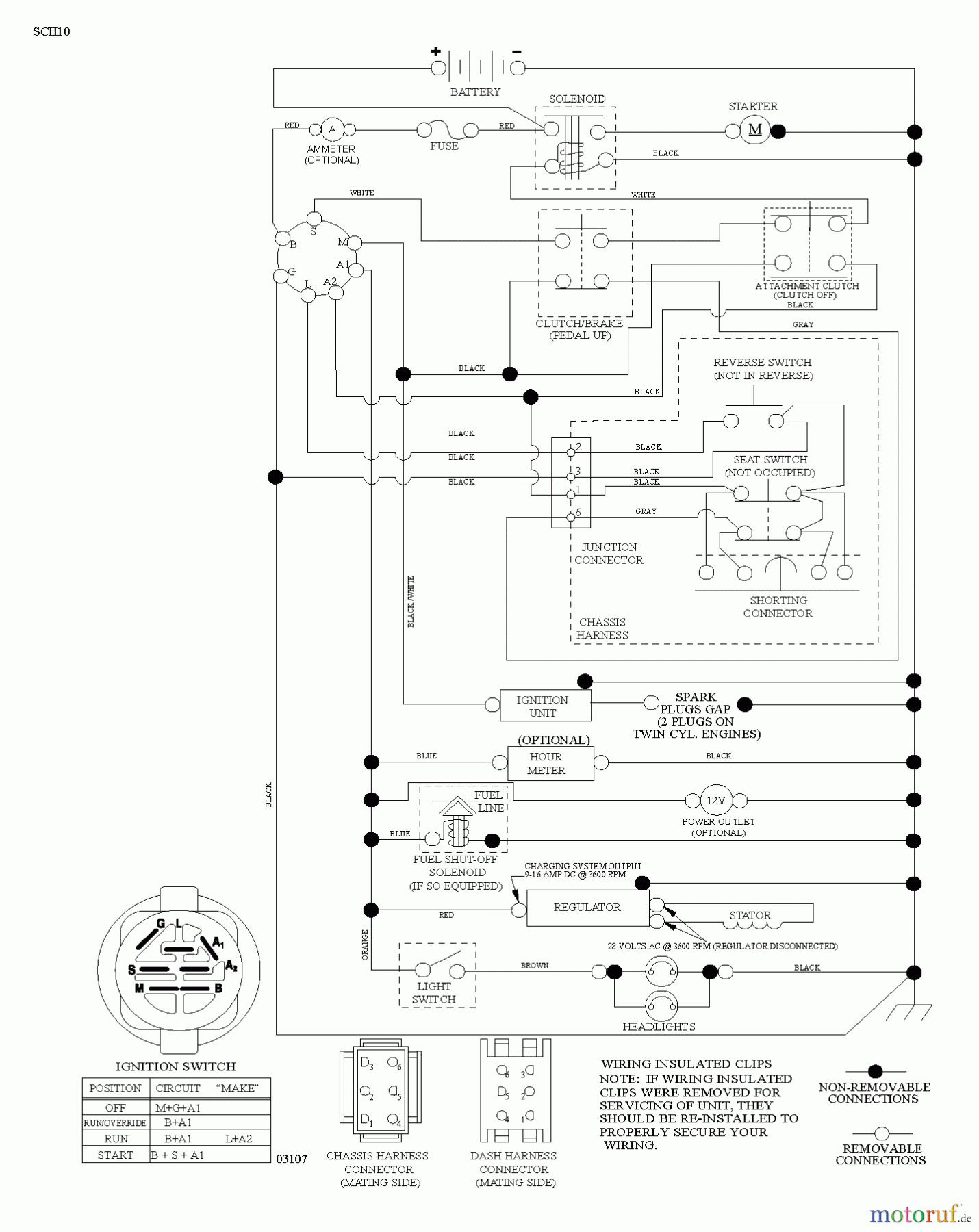  Jonsered Rasen  und Garten Traktoren LT2216 A2 (96041015600) - Jonsered Lawn & Garden Tractor (2010-02) SCHEMATIC
