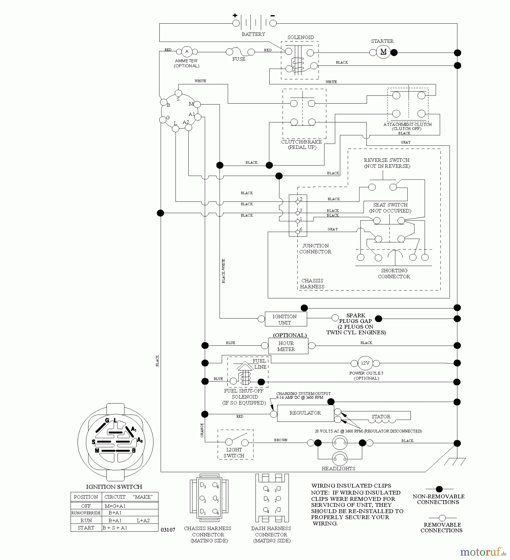  Jonsered Rasen  und Garten Traktoren LT2216 A2 (96041018101) - Jonsered Lawn & Garden Tractor (2010-08) SCHEMATIC