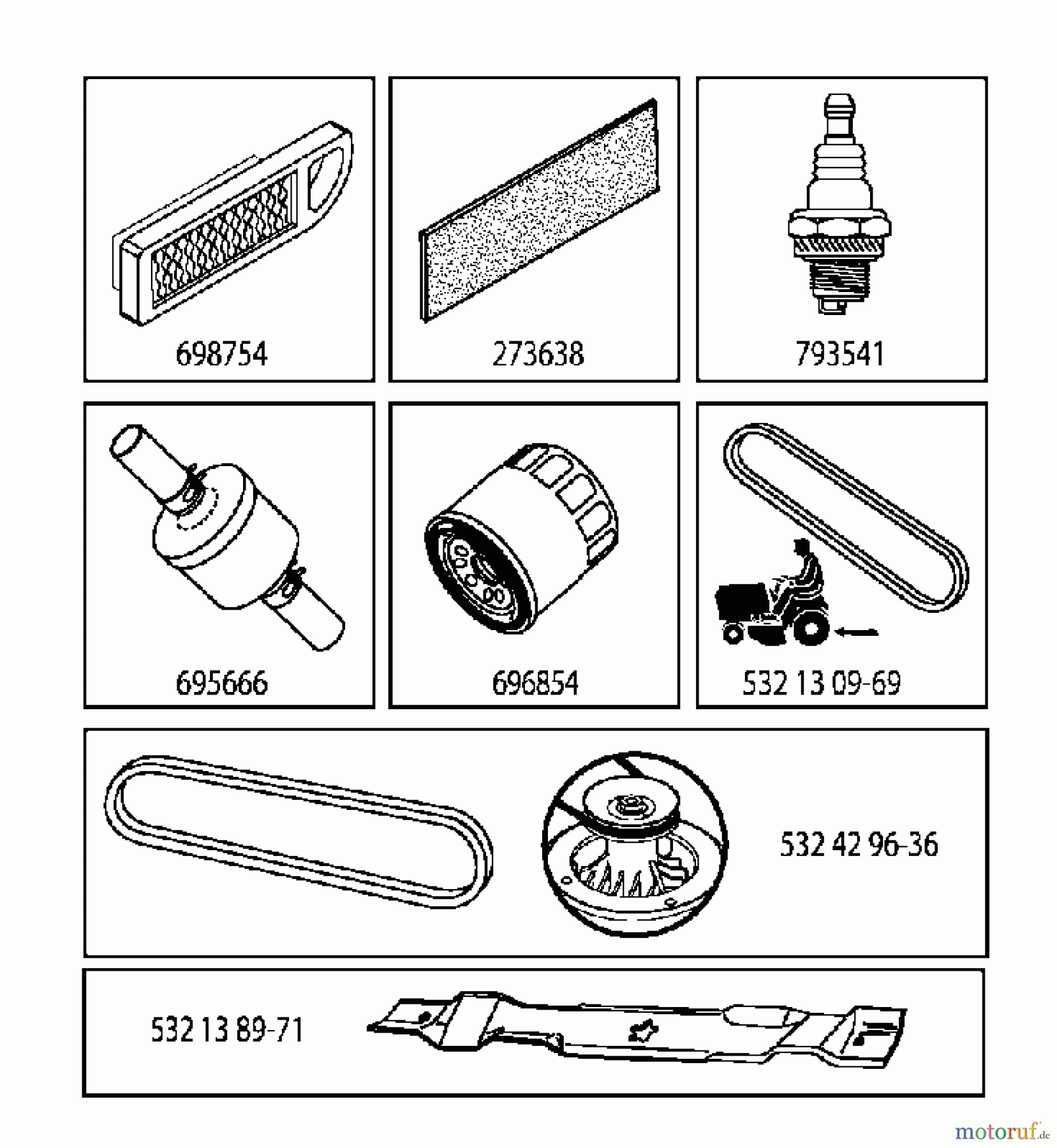 Jonsered Rasen und Garten Traktoren LT2216 A2 (96041018101) - Jonsered Lawn & Garden Tractor (2010-08) FREQUENTLY USED PARTS