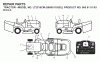 Jonsered LT2216 CM (96061019302) - Lawn & Garden Tractor (2007-11) Ersatzteile DECALS
