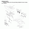 Jonsered ICT14A (JICTH14B, 954130065) - Lawn & Garden Tractor (2002-02) Ersatzteile SEAT