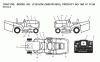Jonsered LT2216 CM (96061019403) - Lawn & Garden Tractor (2007-09) Ersatzteile DECALS