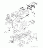 Jonsered LT2216 CM (96061023701) - Lawn & Garden Tractor (2009-01) Ersatzteile CHASSIS ENCLOSURES