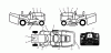 Jonsered LT2216 CM (96061027001) - Lawn & Garden Tractor (2010-03) Ersatzteile DECALS