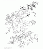 Jonsered LT2216 CM (96061027101) - Lawn & Garden Tractor (2010-03) Ersatzteile CHASSIS ENCLOSURES