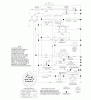 Jonsered LT2216 CM (96061027101) - Lawn & Garden Tractor (2010-03) Ersatzteile SCHEMATIC