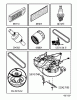 Jonsered LT2216 CM (96061027101) - Lawn & Garden Tractor (2010-03) Ersatzteile FREQUENTLY USED PARTS