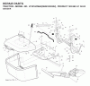 Jonsered LT2216 CMA2 (960610203, 96061020302) - Lawn & Garden Tractor (2008-01) Ersatzteile BAGGER