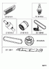 Jonsered LT2216 CMA2 (96061020301) - Lawn & Garden Tractor (2007-05) Ersatzteile FREQUENTLY USED PARTS