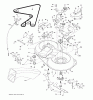Jonsered LT2216 CMA2 (96061024400) - Lawn & Garden Tractor (2009-01) Ersatzteile MOWER DECK / CUTTING DECK