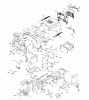 Jonsered LT2216 CMA2 (96061028200) - Lawn & Garden Tractor (2010-01) Ersatzteile CHASSIS ENCLOSURES