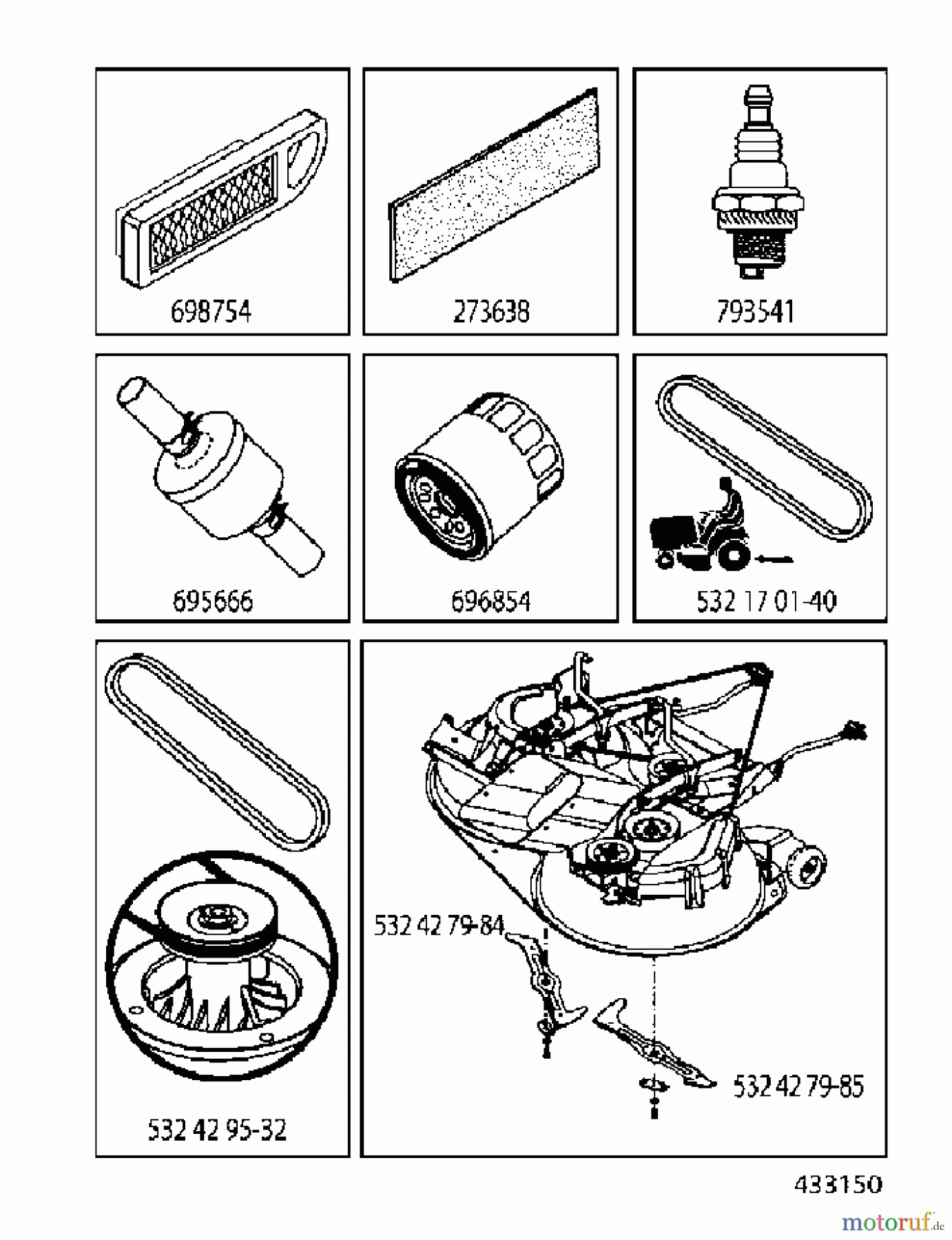 Jonsered Rasen  und Garten Traktoren LT2216 CMA2 (96061028200) - Jonsered Lawn & Garden Tractor (2010-01) FREQUENTLY USED PARTS
