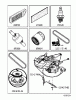 Jonsered LT2216 CMA2 (96061028200) - Lawn & Garden Tractor (2010-01) Ersatzteile FREQUENTLY USED PARTS