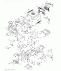 Jonsered LT2216 CMA2 (96061028300) - Lawn & Garden Tractor (2010-01) Ersatzteile CHASSIS ENCLOSURES