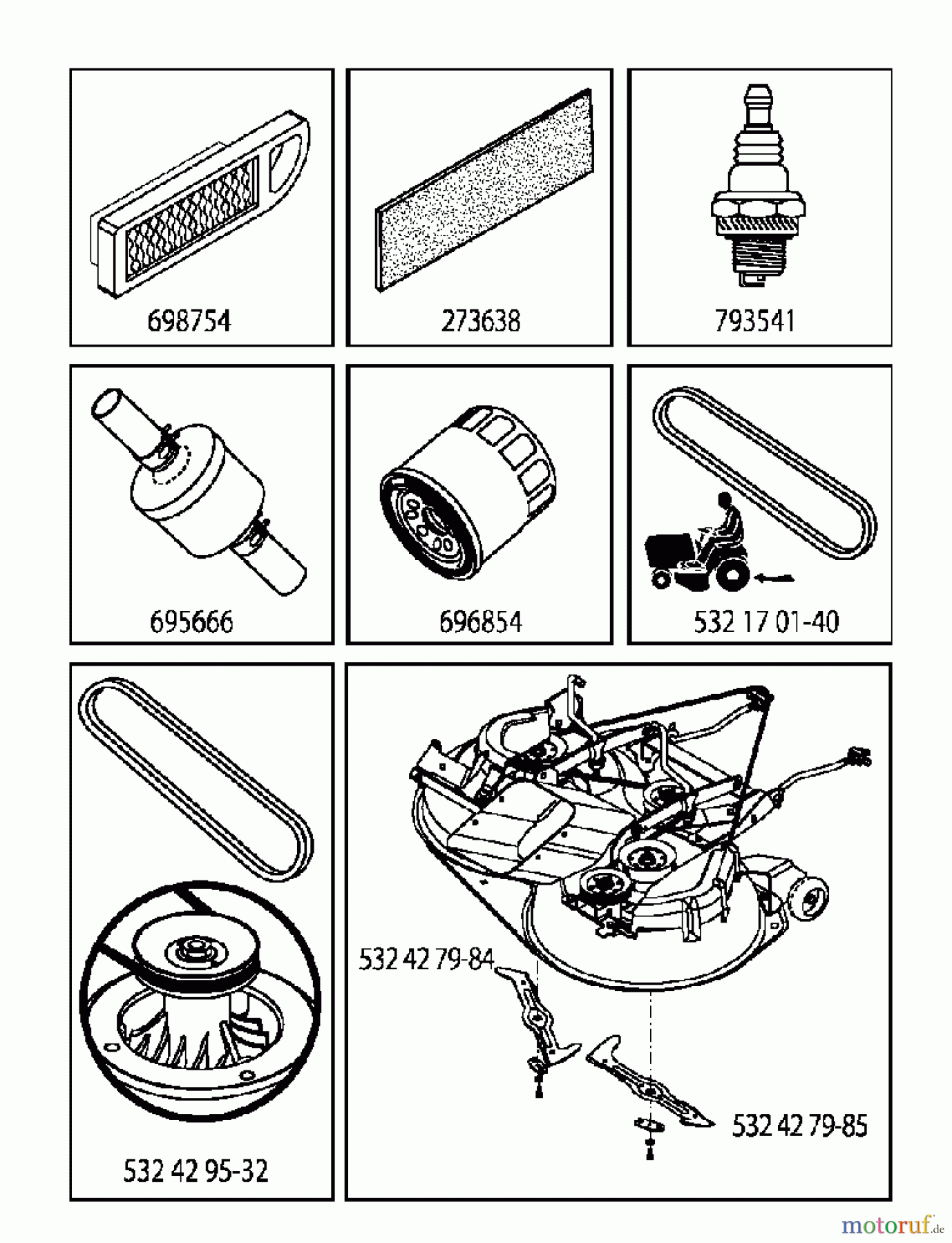 Jonsered Rasen und Garten Traktoren LT2216 CMA2 (96061028300) - Jonsered Lawn & Garden Tractor (2010-01) FREQUENTLY USED PARTS