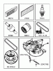 Jonsered LT2216 CMA2 (96061028300) - Lawn & Garden Tractor (2010-01) Ersatzteile FREQUENTLY USED PARTS