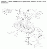 Jonsered LT2217 A (96041003400) - Lawn & Garden Tractor (2007-04) Ersatzteile MOWER DECK / CUTTING DECK