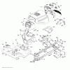Jonsered LT2217 A (96041005700) - Lawn & Garden Tractor (2007-04) Ersatzteile CHASSIS ENCLOSURES