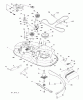 Jonsered LT2217 A (96041010302) - Lawn & Garden Tractor (2010-03) Ersatzteile MOWER DECK / CUTTING DECK