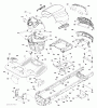 Jonsered LT2217 A (96041010406) - Lawn & Garden Tractor (2012-08) Ersatzteile CHASSIS ENCLOSURES