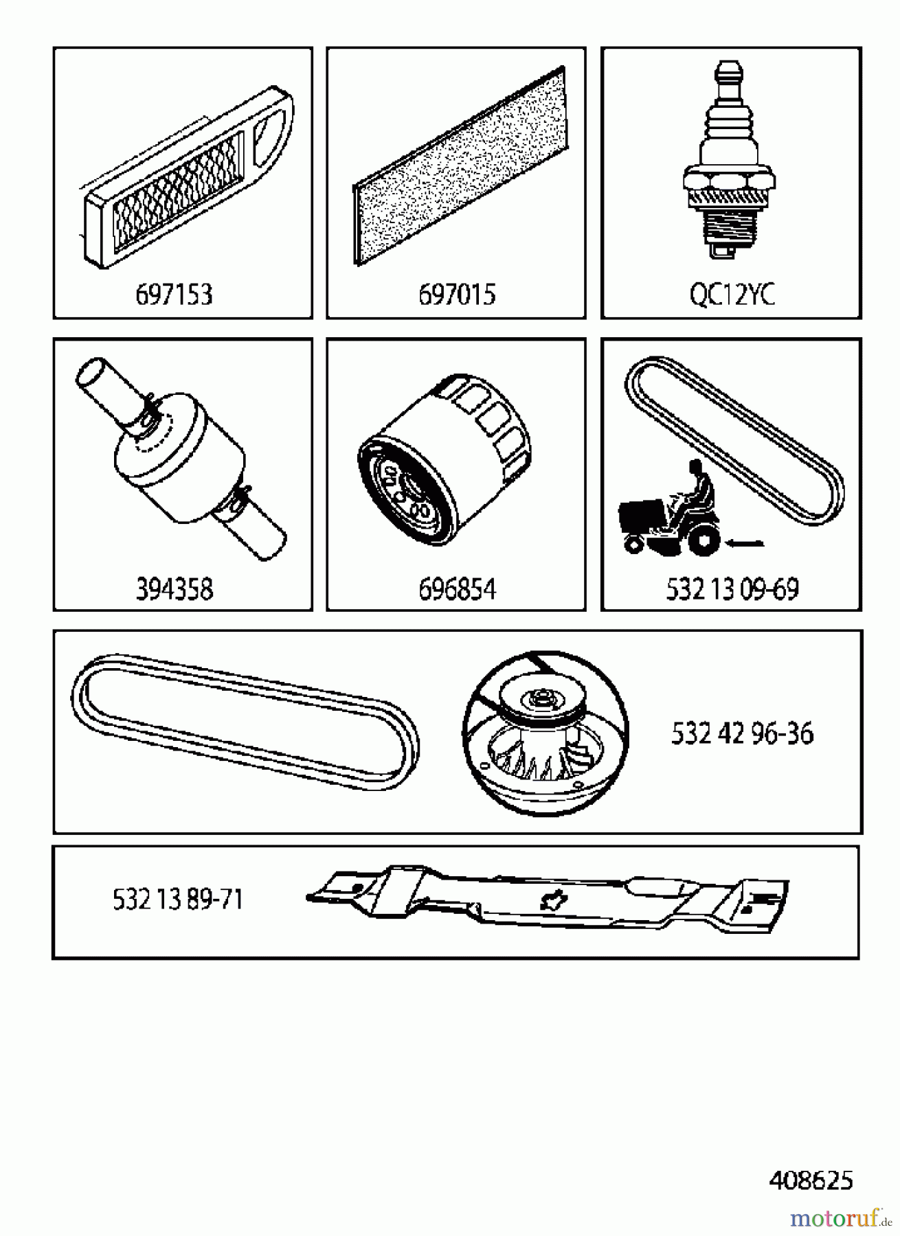  Jonsered Rasen  und Garten Traktoren LT2217 A (96041011302) - Jonsered Lawn & Garden Tractor (2010-04) ACCESSORIES