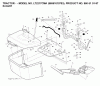 Jonsered LT2217 CMA (96061019703) - Lawn & Garden Tractor (2008-02) Ersatzteile BAGGER