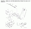 Jonsered LT2217 CMA (96061019703) - Lawn & Garden Tractor (2008-02) Ersatzteile MOWER LIFT / DECK LIFT