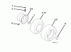 Jonsered LT2216 CM (96061023700) - Lawn & Garden Tractor (2009-01) Ersatzteile WHEELS TIRES