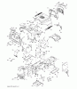 Jonsered LT2217 CMA (96061023900) - Lawn & Garden Tractor (2009-01) Ersatzteile CHASSIS ENCLOSURES