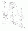 Jonsered LT2217 CMA (96061023900) - Lawn & Garden Tractor (2009-01) Ersatzteile ENGINE
