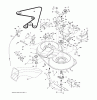 Jonsered LT2217 CMA (96061023900) - Lawn & Garden Tractor (2009-01) Ersatzteile MOWER DECK / CUTTING DECK