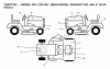 Jonsered LT2218 A (96041003502) - Lawn & Garden Tractor (2007-10) Ersatzteile DECALS