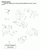 Jonsered ICT16A (JICTH16D, 954130042) - Lawn & Garden Tractor (2000-04) Ersatzteile ENGINE CUTTING EQUIPMENT