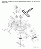 Jonsered LT2218 A (96041003502) - Lawn & Garden Tractor (2007-10) Ersatzteile MOWER DECK / CUTTING DECK